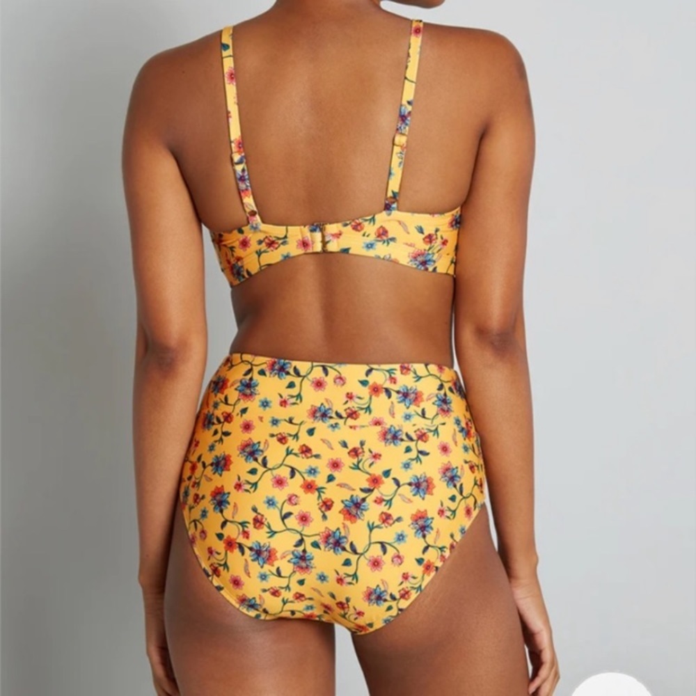 (B21) NEW ModCloth The Sara High-Waisted Bikini Bottom ONLY, Sz 2X, NWT - Picture 4 of 13